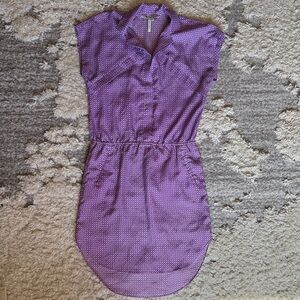 BCBGeneration Pink and Cream Geometric Sleeveless Top